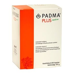 Padma Plus Active, Kosttilskud - 200 Kapsler