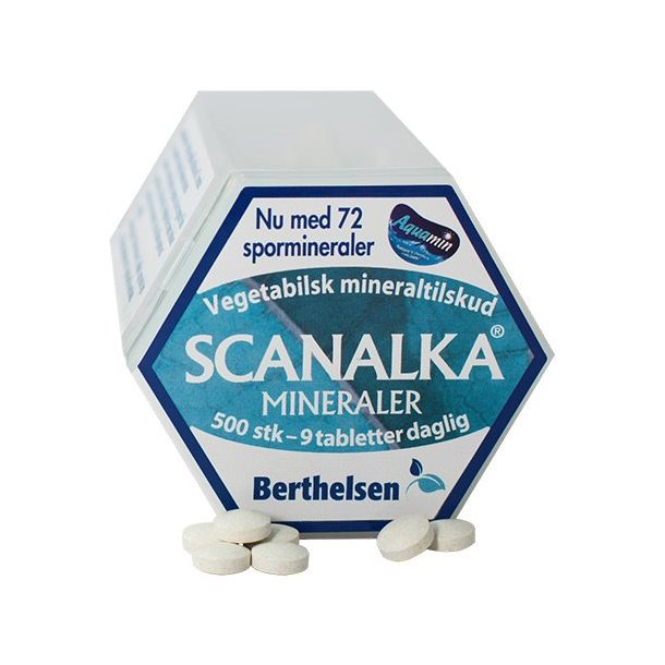 Berthelsen Scanalka Mineraler - 500 stk.