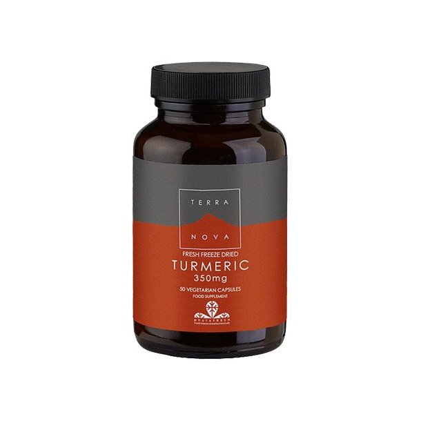 Terranova Turmeric 350 mg. - 50 kapsler
