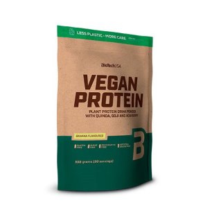 BioTech USA Vegansk Proteinpulver - Banan - 500 g.