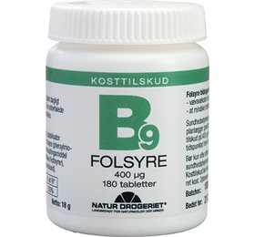 Natur-Drogeriet Folsyre Graviditet Tilskud Mineral Vitamin