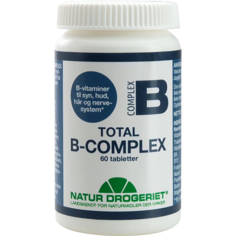 Natur-Drogeriet Total B-Complex B-vitamin Kosttilskud Tilbud