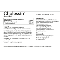 Cholessin Rd grris - 120 stk.