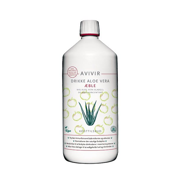 Avivir Aloe Vera Drik 94 % - Med �blesmag - 1000 ml.