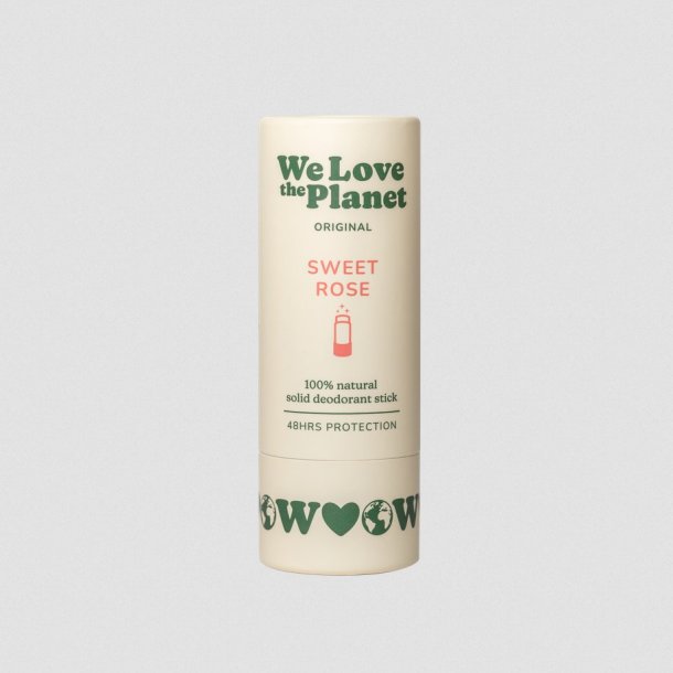 We love the planet DEO-STICK SWEET ROSE - 40 g.