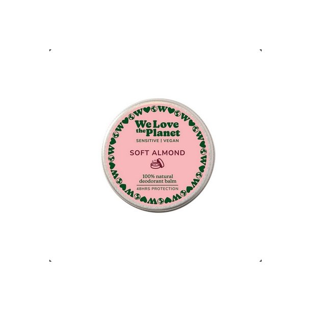 We Love The Planet Deodorant balm Soft Almond Sensitive - 35 g.