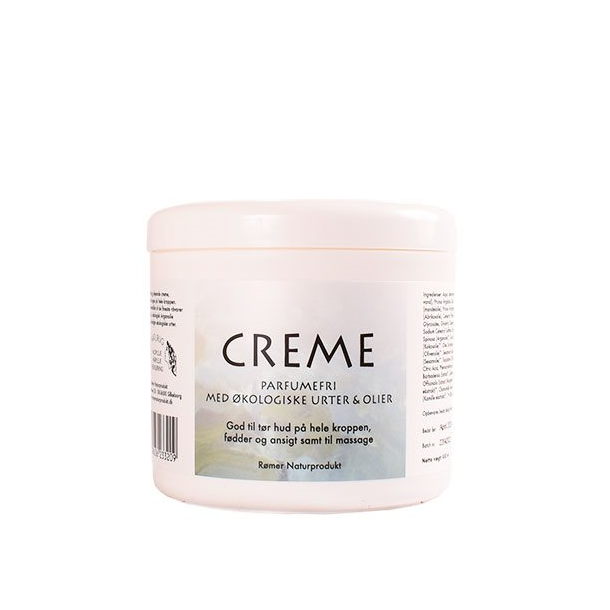 Rmer Creme parfumefri m. kologiske urter & olier - 450 ml.