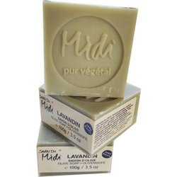 Midi Olivensbe med Lavendel Marseille Fransk sbe l' Ancienne - 100 g.