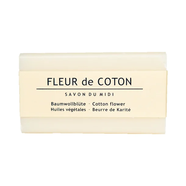 Midi sbe bomuldsblomst med sheasmr Vegan Fleur de Coton - 100 g.