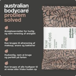 Australian Bodycare Tea Tree Oil, Ansigtsservietter med Tea Tree Oil - 1 pakke
