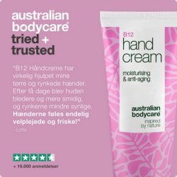 Australian Bodycare Tea Tree Oil, B12 Hand Cream - 100 ml.