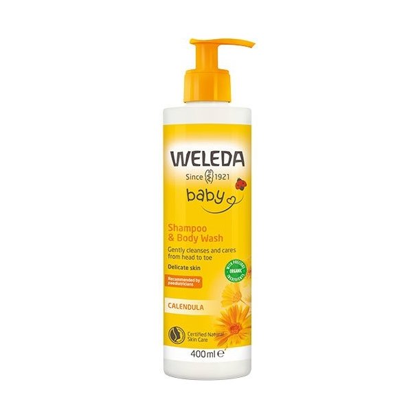 Weleda Calendula Shampoo &amp; Body Wash - 400 ml.