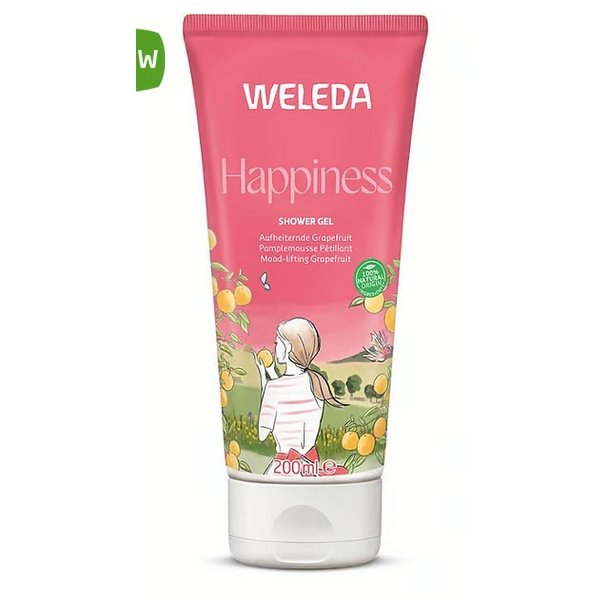 Weleda Happiness Shower Gel Grapefruit - 200 ml.