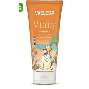 Weleda Vitality Shower Cream Sea Buckthorn - 200 ml.