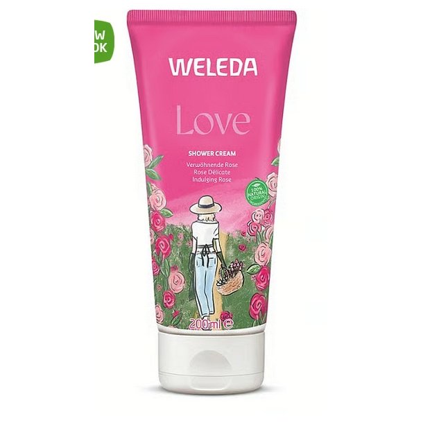 Weleda Love Shower Cream Rose - 200 ml