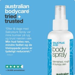 Australian Bodycare Tea Tree Oil, Salicylic Acid Body Spray - 100 ml.