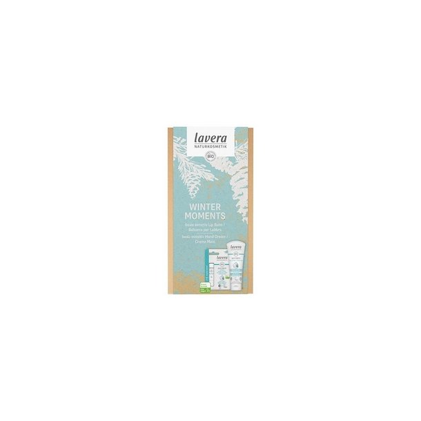 Lavera Gift Set Winter - værdi 79,95 kr Læbepomade + håndcreme