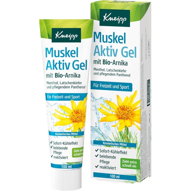 Kneipp Muskel Aktiv Gel med Arnika - 100 ml.