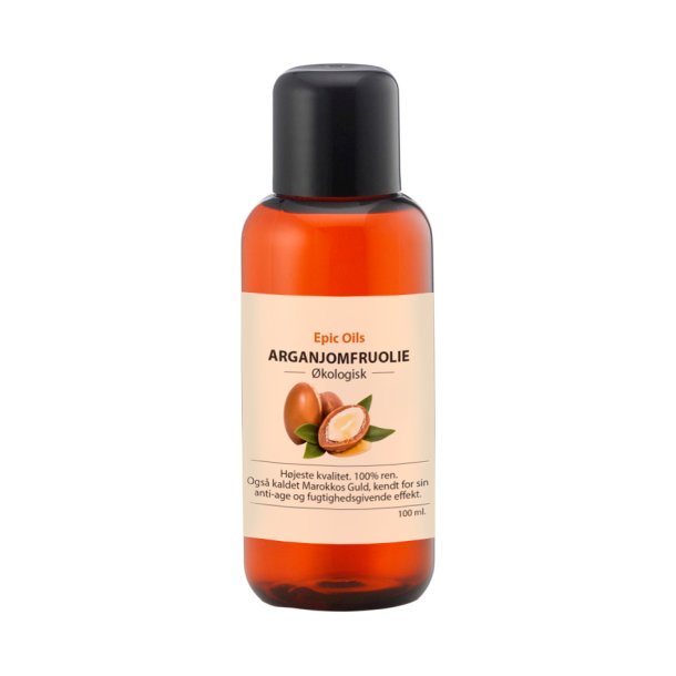 Epic Oils Arganolie 100% ren koldpresset jomfruarganolie - kologisk - 100 ml.