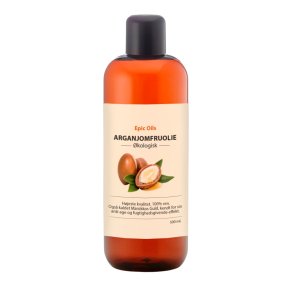 Epic Oils Arganolie 100% ren koldpresset jomfruarganolie - kologisk - 500 ml.