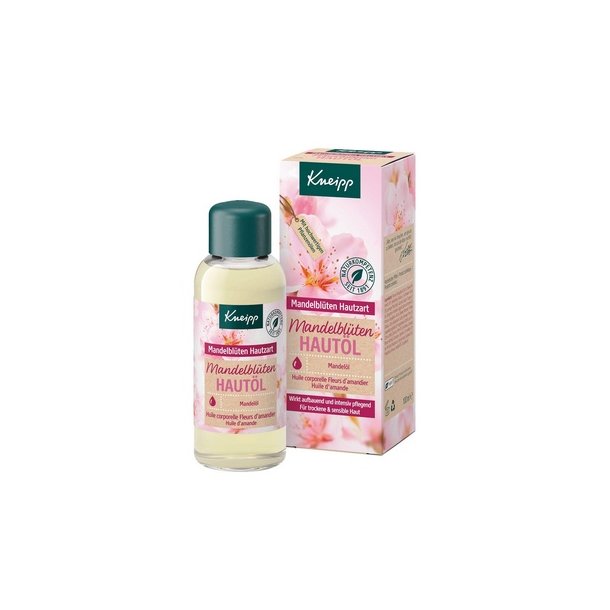 Kneipp Hudplejeolie med Mandelblomst til tr og art hud - 100 ml.