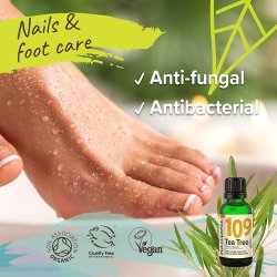 Naissance 100 % naturlig terisk Tea Tree olie - 30 ml.
