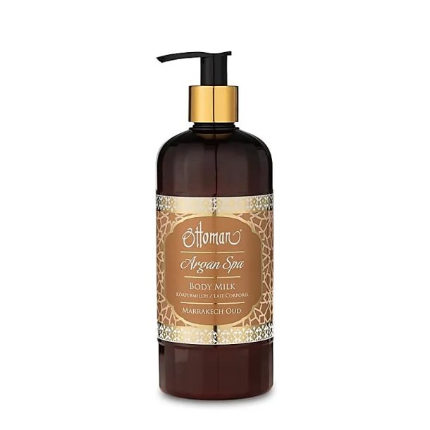 Ottoman Argan Spa Body Milk - Marrakech Oud - 400 ml.