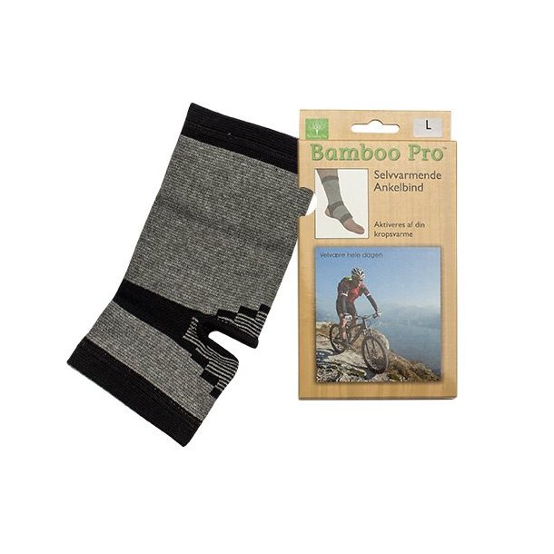 Bamboo Pro Ankelbind i selvvarmende bambus - S-XL