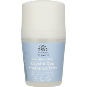 Urtekram Crystal Deo roll-on - Fragrance Free - 50 ml