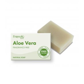 Friendly Sæbebar Aloe Vera duftfri - Vegan - 95 gr.