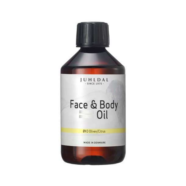 Juhldal Face & Body Oil - No. 4 - Oliven Citrus - 250 ml. - kologisk