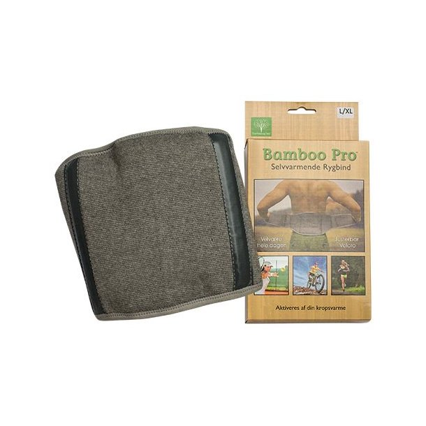 Bamboo Pro Selvvarmende Rygbind i bambus
