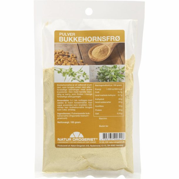Natur-Drogeriet Bukkehornsfr pulver - 100 g.