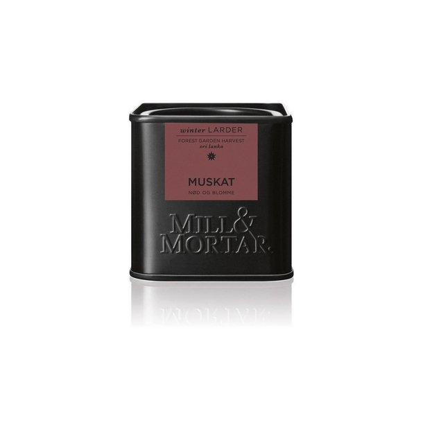 Mill &amp; Mortar Muskatnd og blomme hel  - 45 g.