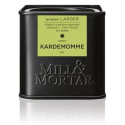 Mill &amp; Mortar Kardemomme hel grn  - 25 g.