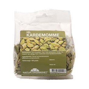 Natur-Drogeriet Kardemomme hel grn - 100 g. 