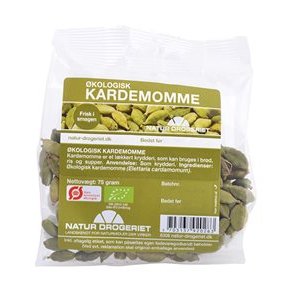 Natur-Drogeriet Kardemomme hel grn, kologisk - 75 g. 