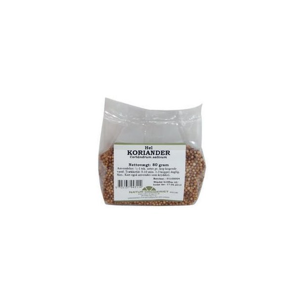 Natur-Drogeriet Koriander hel - 80 g.