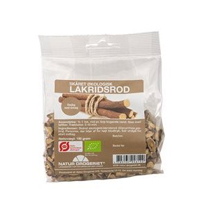 Natur-Drogeriet Lakridsrod skret, kologisk - 100 g.