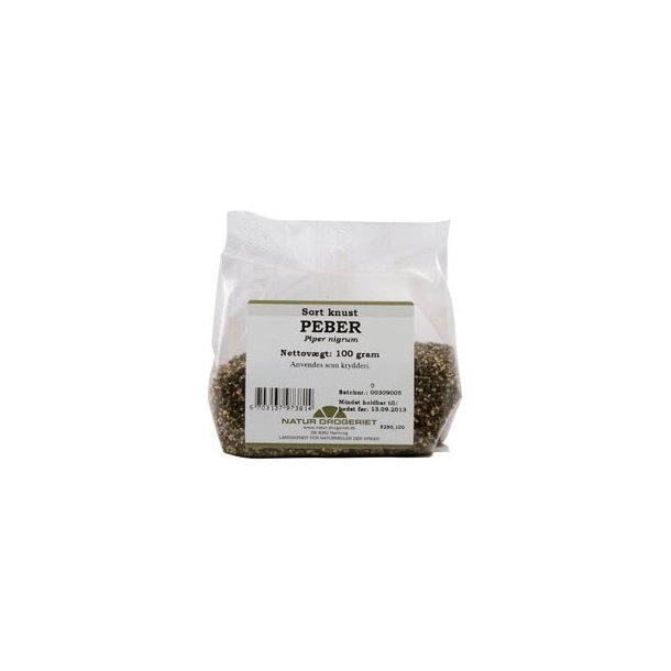Natur-Drogeriet Peber sort knust - 100g.