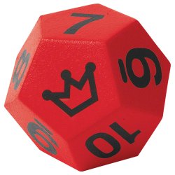 Volley 12-kantet Skumterning med tal