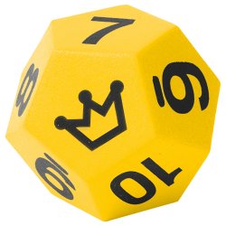 Volley 12-kantet Skumterning med tal