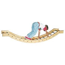 Klatrevippe med rebtrin