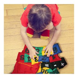 rteposer med tal 12x12 cm. - 15 stk.