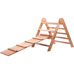 LegeGym Klatrestige med trin og trappe/rutschebane