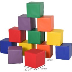 Legest med skumbyggeklodser - 12 dele