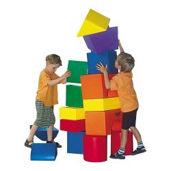 VOLLEY Kmpe Byggest med skumklodser - 9 dele