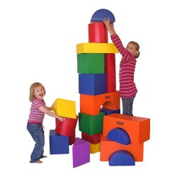 VOLLEY Kmpe Byggest med skumklodser - 9 dele