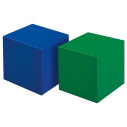 VOLLEY Firekantet skumklods - 25x25x25 cm.