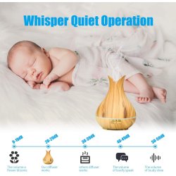 Diffuserlove Aromadiffuser - Lyst trlook - med fjernbetjening